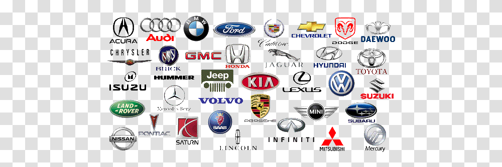 Logos Und Embleme Der Automarken Car, Symbol, Trademark, Text, Scoreboard Transparent Png