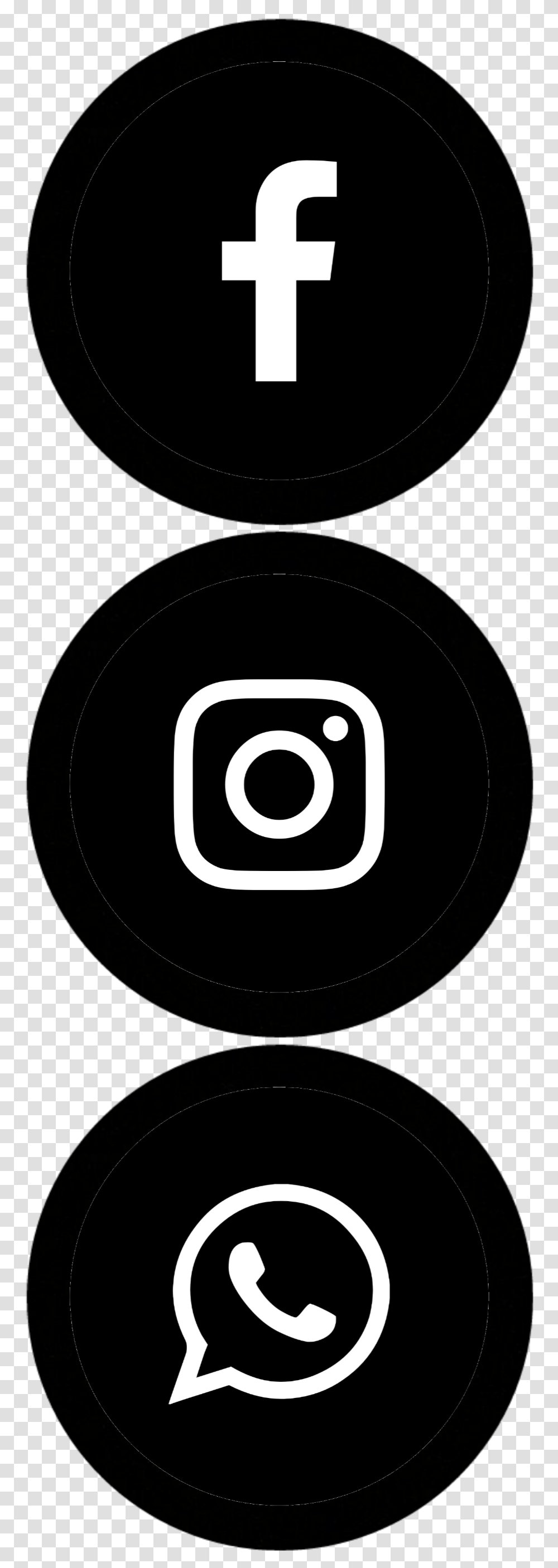 Logos Vertical Facebook Instagram Whatsapp Logo Instagram Whatsapp Facebook, Spiral Transparent Png