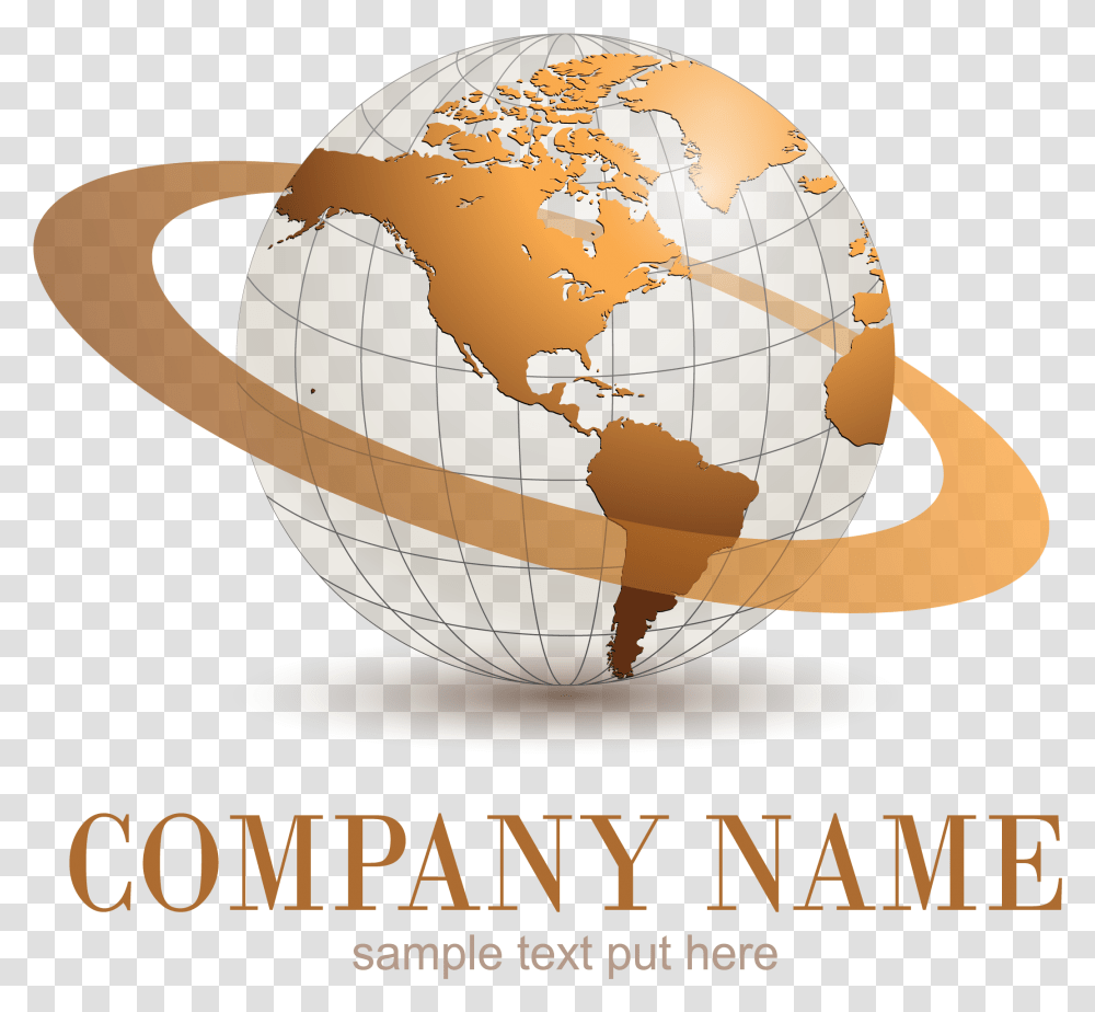 Logos Web And Vector Design Globe Logo Design Samples, Outer Space, Astronomy, Universe, Planet Transparent Png