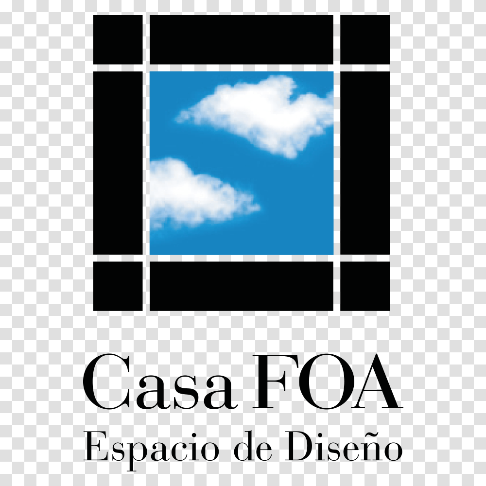 Logotipo Casafoa Negro Casa Foa, Nature, Outdoors, Azure Sky, Cloud Transparent Png