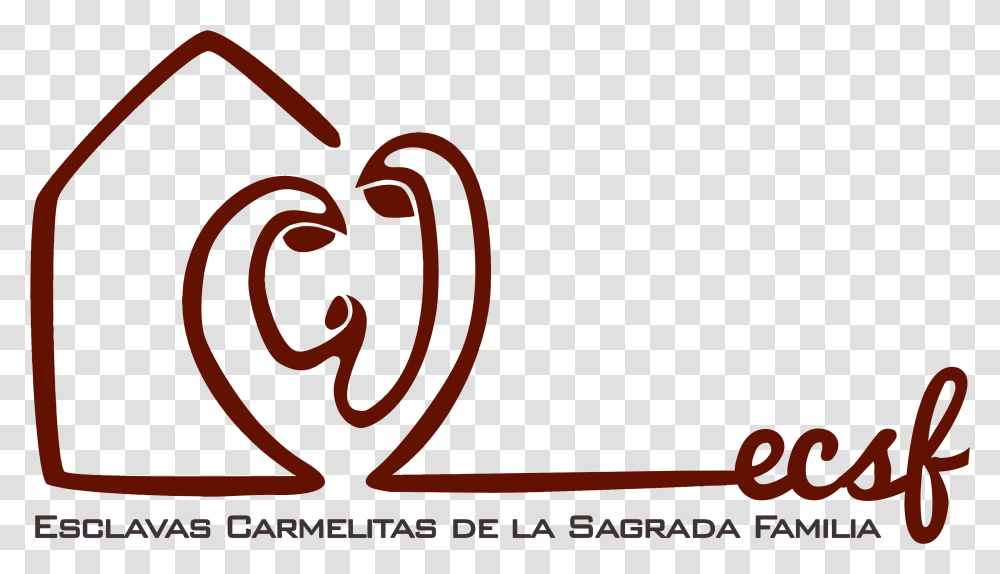 Logotipo Esclavas Carmelitas De La Sagrada Familia Graphic Design, Alphabet Transparent Png