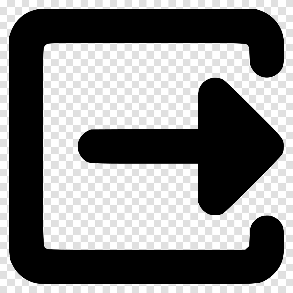 Logout Log Out Exit Sign Out Icon Free Download, Hammer, Tool, Trademark Transparent Png