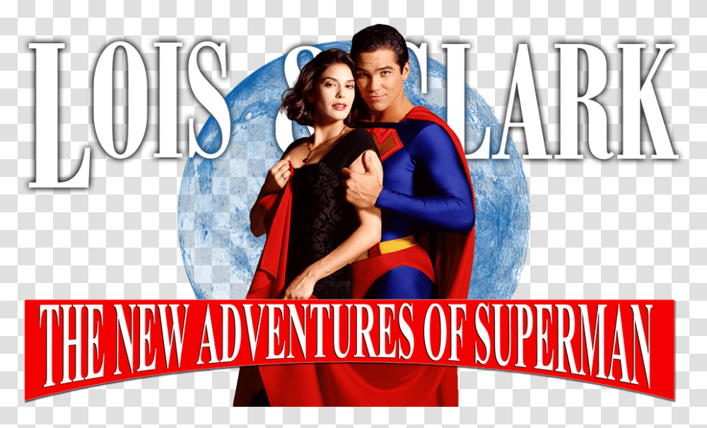 Lois Amp Clark The New Adventures Of Superman Logo, Person, Performer, Dance Pose, Leisure Activities Transparent Png