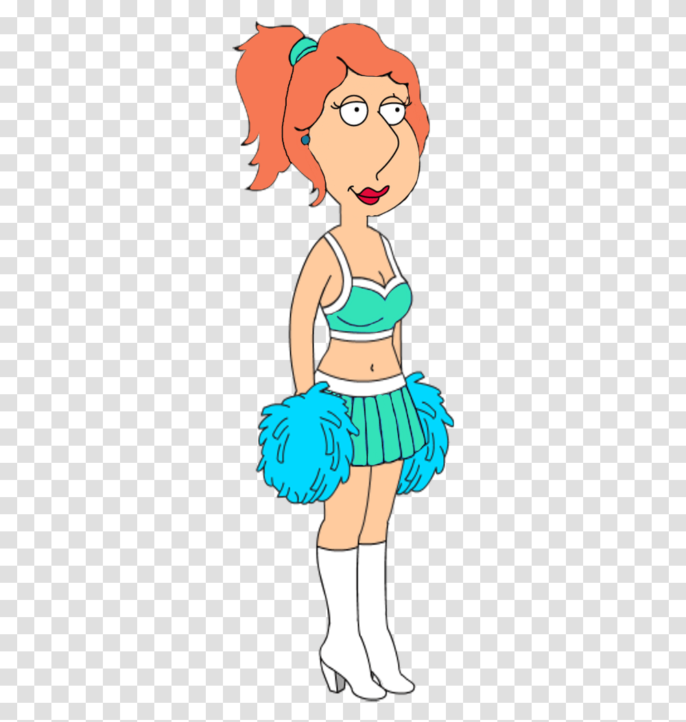 Lois Griffin As A Cheerleader By Darthraner83 Family Guy Lois Cheerleader, Hula, Toy, Person, Human Transparent Png