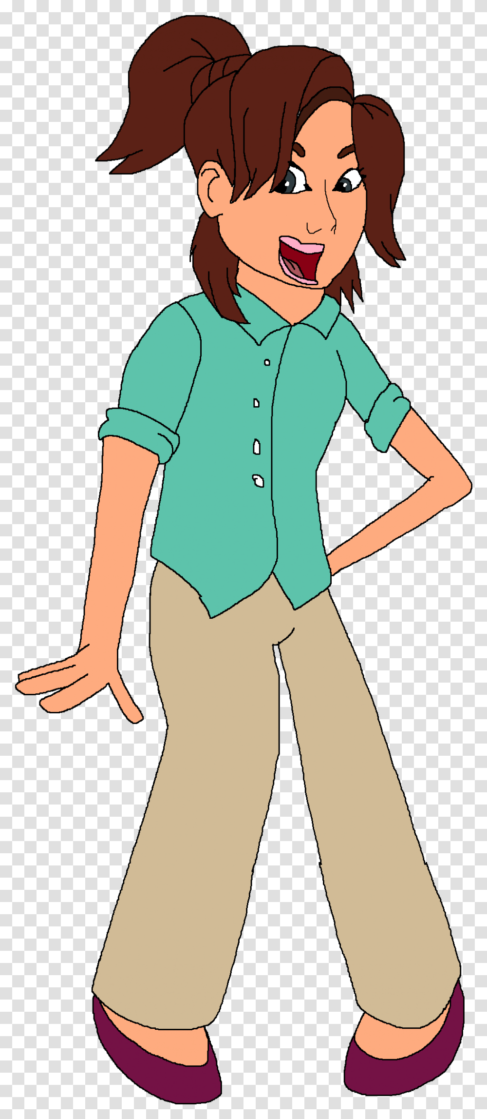 Lois Griffin Cartoon, Sleeve, Person, Standing Transparent Png