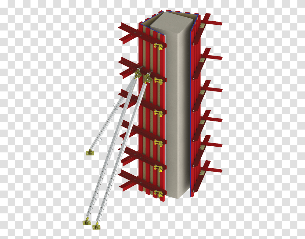 Lok Fast Column Concrete Forms For Columns, Handrail, Building Transparent Png