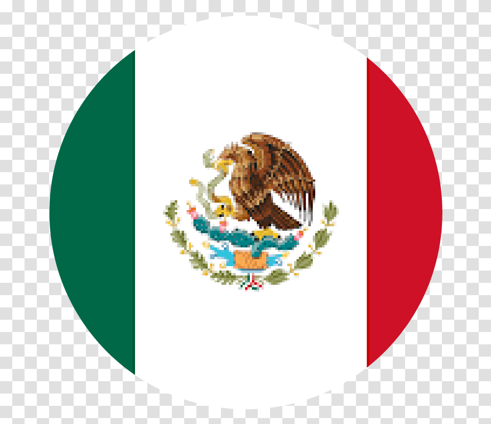 Lokequieras Enviando Alegras Mexico Flag Circle, Animal, Logo, Symbol, Mammal Transparent Png