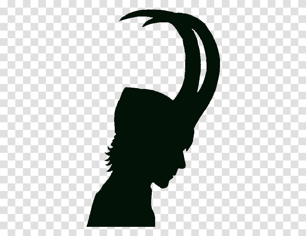 Loki Thor Clint Barton Silhouette Loki Silhouette, Person, People, Face Transparent Png