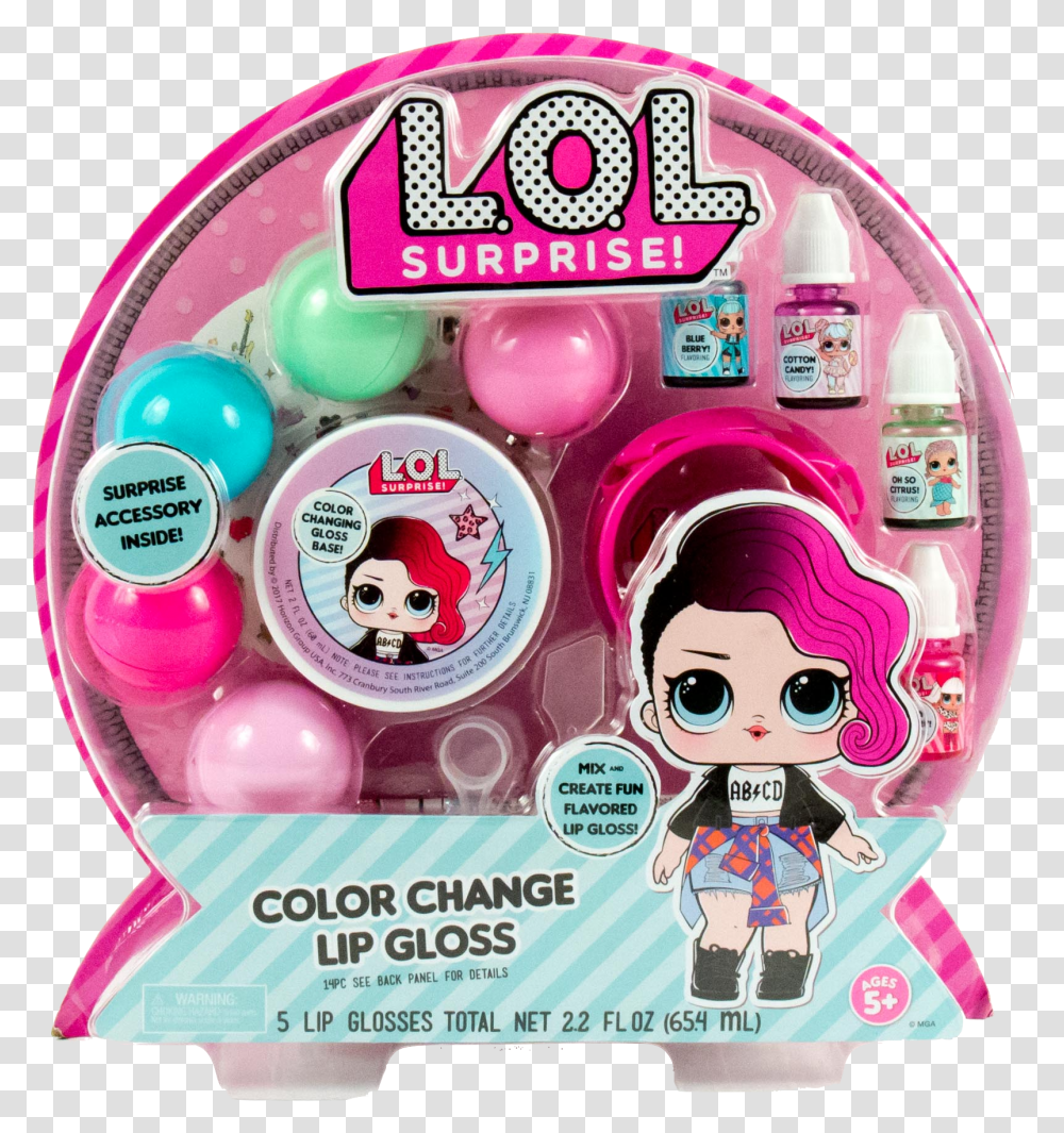 Lol Color Change Lip Gloss Transparent Png
