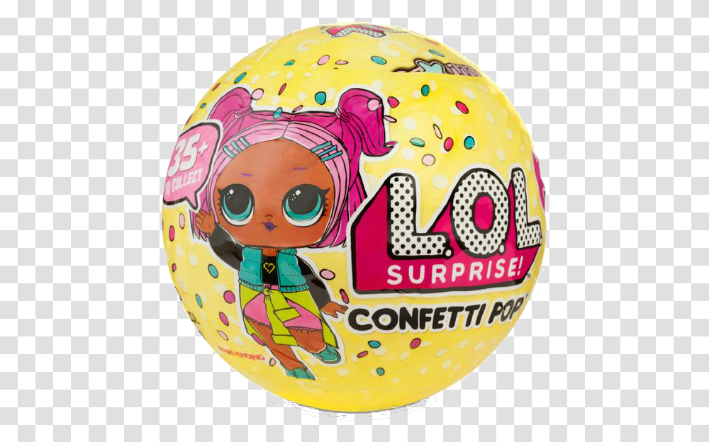 Lol Dolls Confetti Pop Ball, Apparel, Hat, Cap Transparent Png