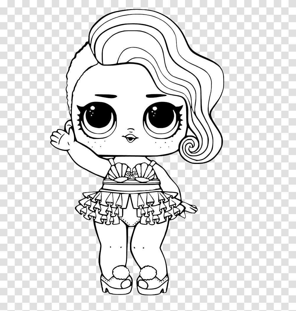 Lol Dolls, Drawing, Sketch, Doodle Transparent Png