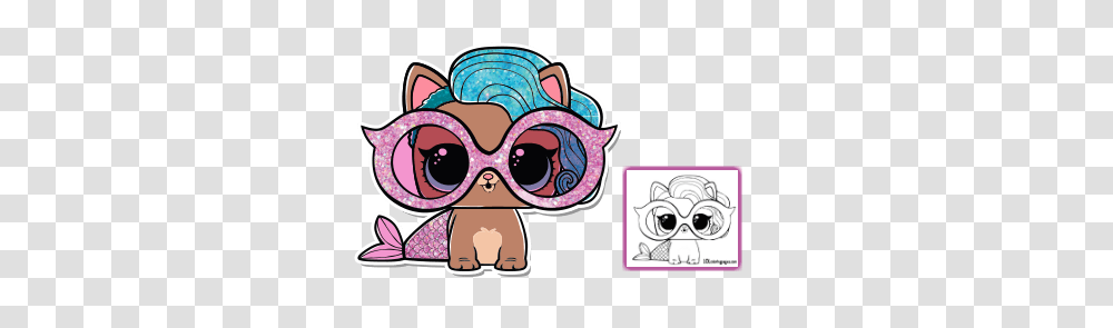 Lol Dolls, Glasses, Accessories, Accessory, Goggles Transparent Png