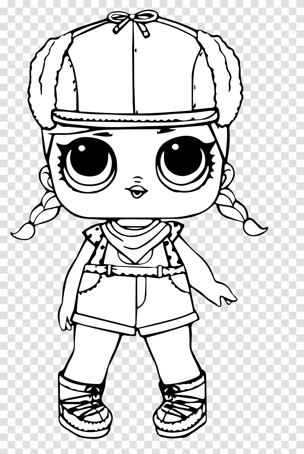 Lol Dolls, Helmet, Apparel, Drawing Transparent Png