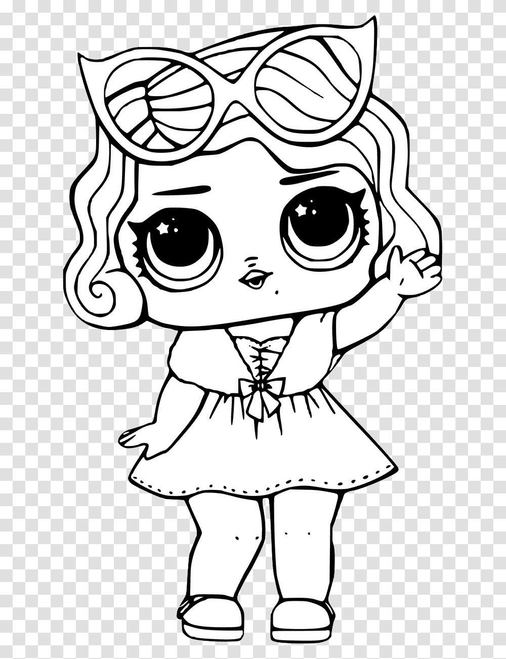 Lol Dolls, Stencil, Drawing, Toy Transparent Png