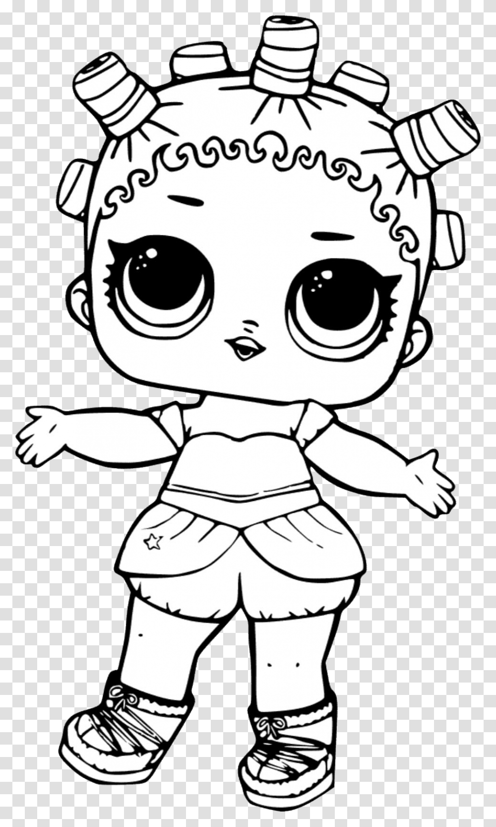 Lol Dolls, Toy, Drawing, Stencil Transparent Png