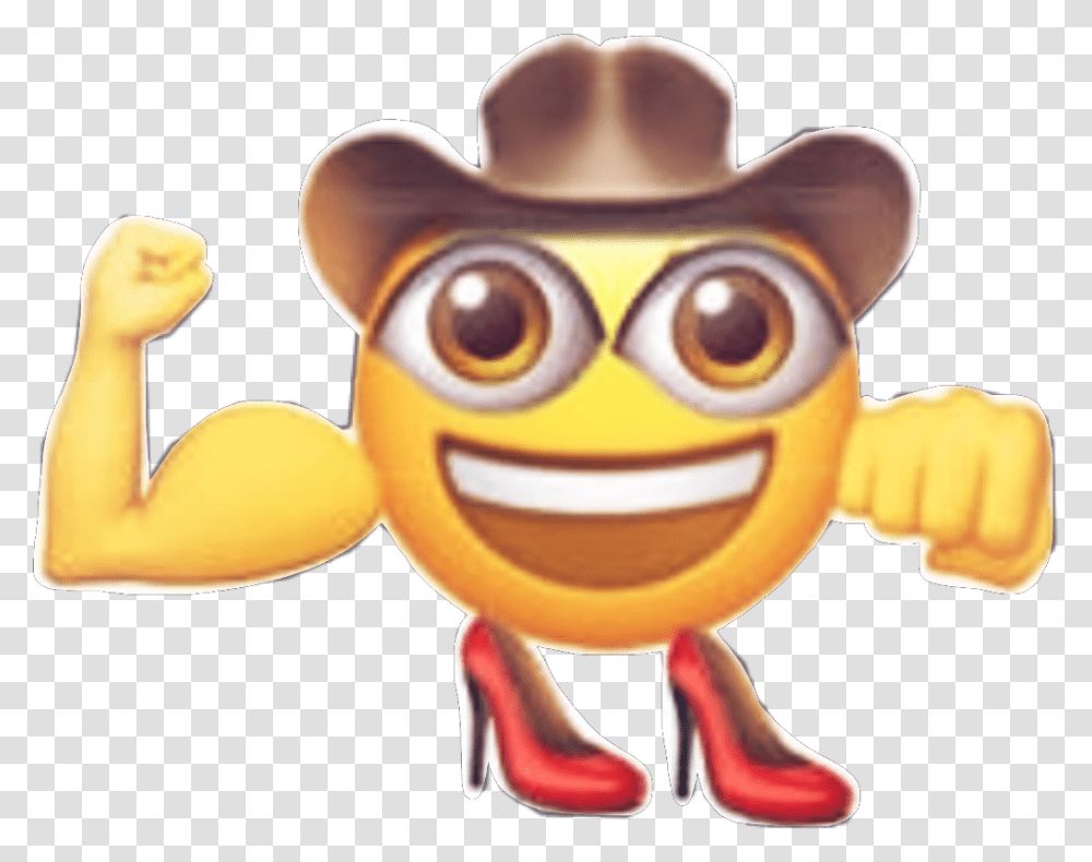 Lol Emoji Cowboy Haha Aesthetic Freetoedit Instagram, Toy, Pac Man Transparent Png