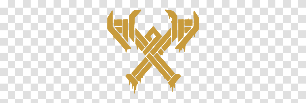 Lol Sound Freljord, Hand, Symbol, Gold, Text Transparent Png