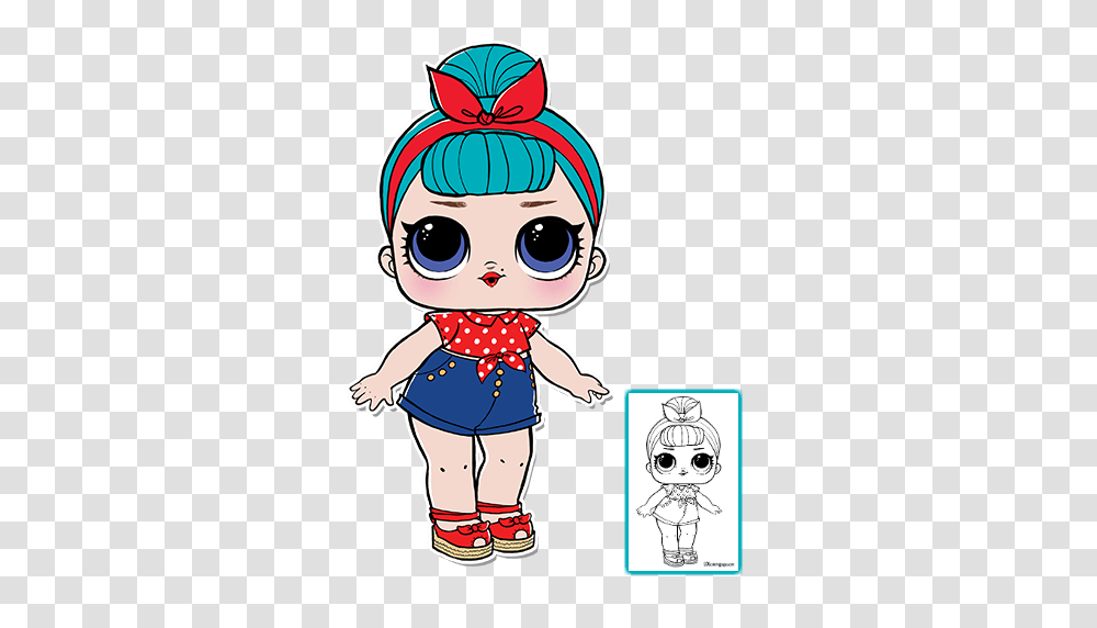 Lol Surprise Doll Coloring Pages, Person, Human Transparent Png