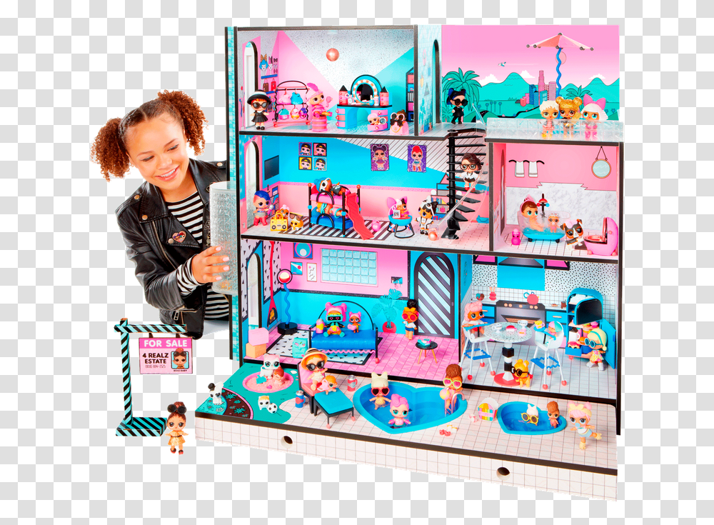 Lol Surprise Doll House, Person, Furniture, Toy, Game Transparent Png