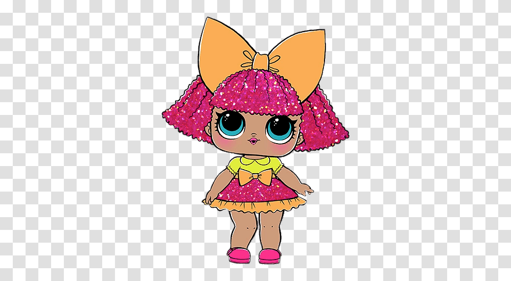 Lol Surprise Glitter Queen Stickpng Lol Surprise Doll Glitter Queen, Clothing, Apparel, Toy, Hat Transparent Png