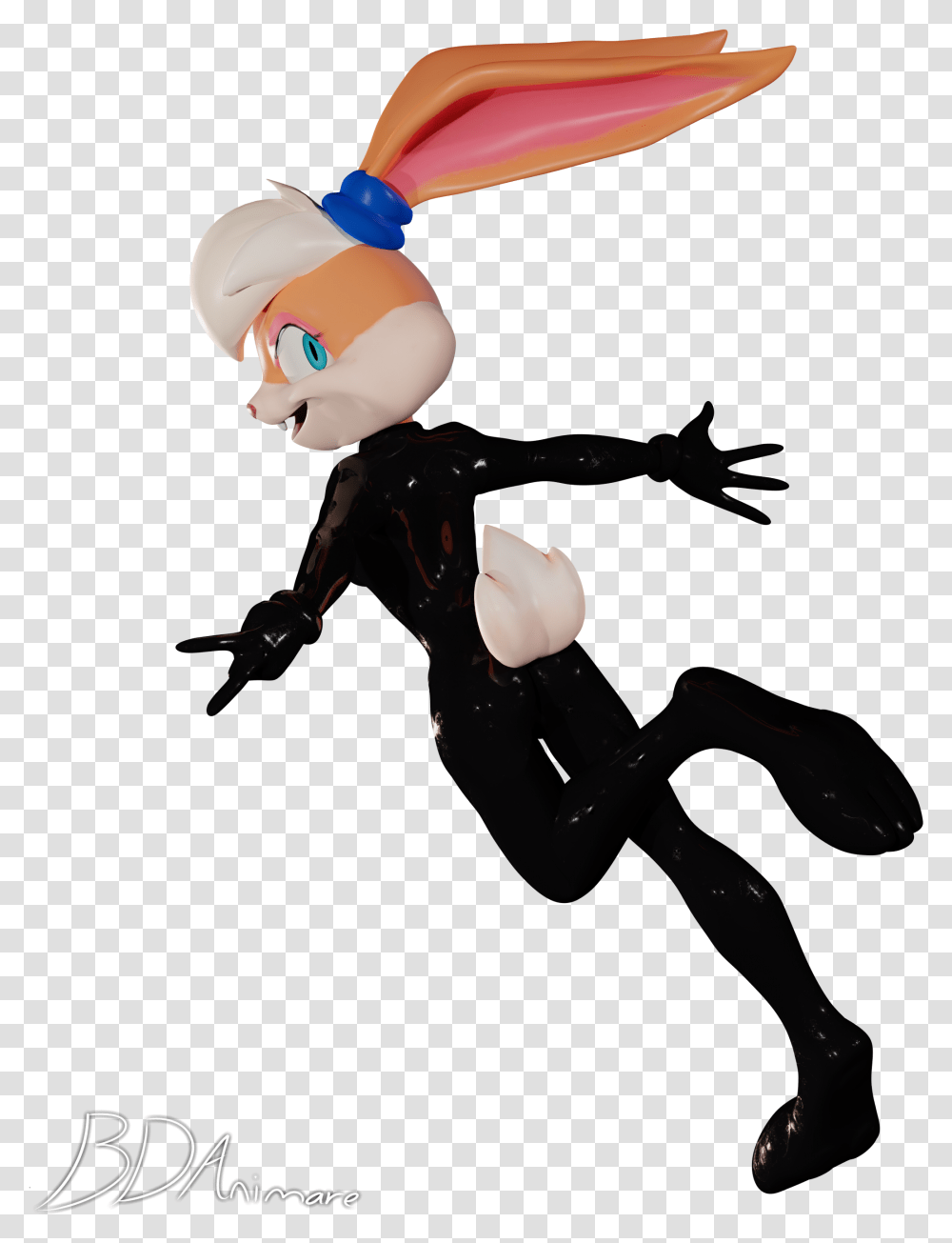Lola Black Catsuit Cartoon, Person, Human, Toy, Leisure Activities Transparent Png