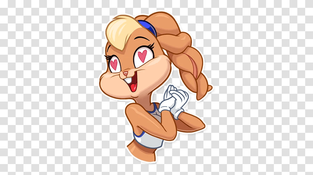 Lola Bunny Telegram Sticker Lola Bunny Love, Plant, Food, Comics, Book Transparent Png