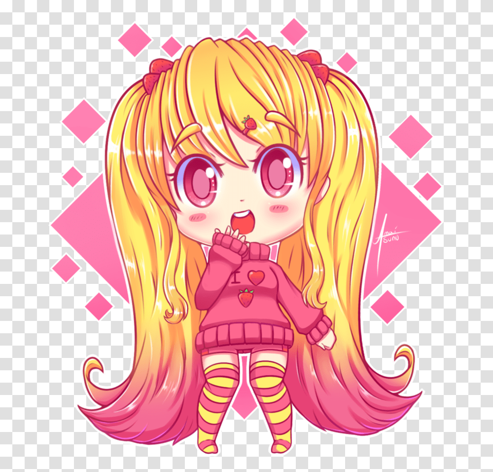 Lola By Amaitsuno Chibi Blonde Anime Girls, Manga, Comics Transparent Png