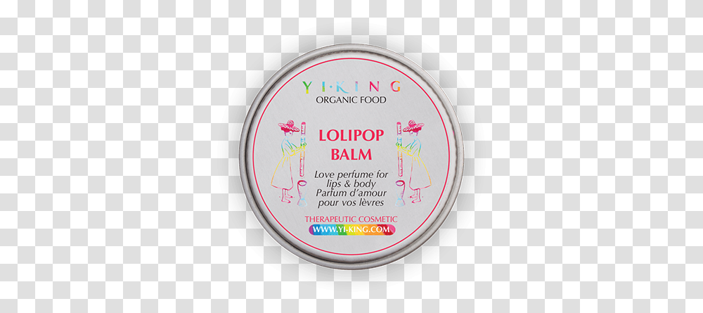 Lollipop Balm Yi King Circle, Label, Text, Cosmetics, Bottle Transparent Png