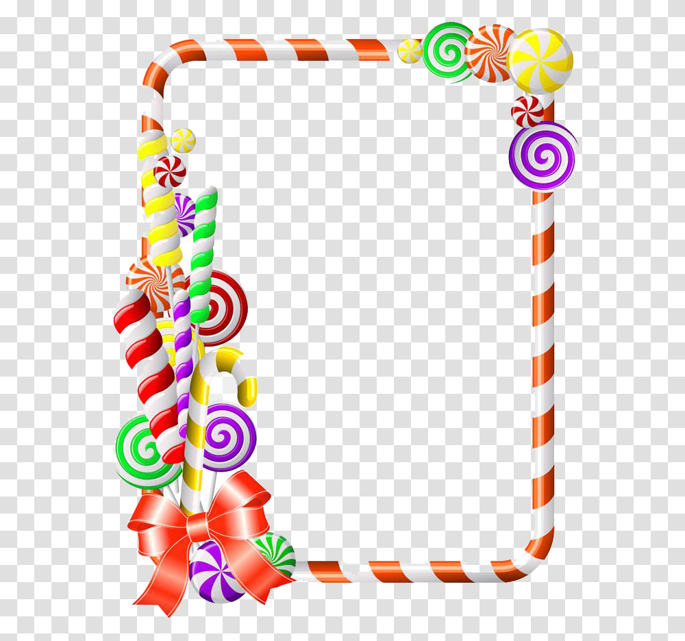 Lollipop Candy Cane Clip Art Candy Border, Food Transparent Png