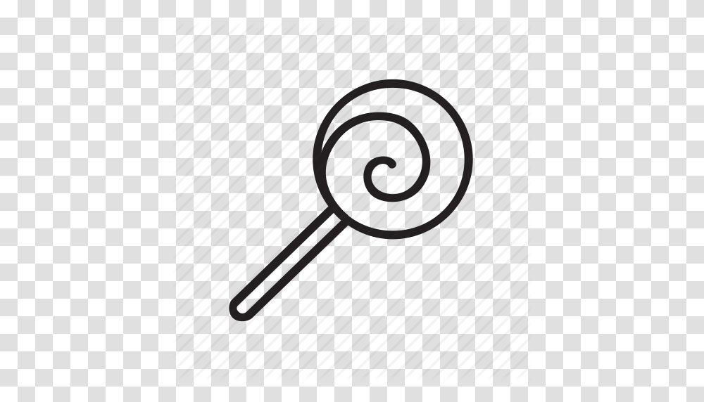 Lollipop Clipart Black And White, Magnifying, Spiral Transparent Png
