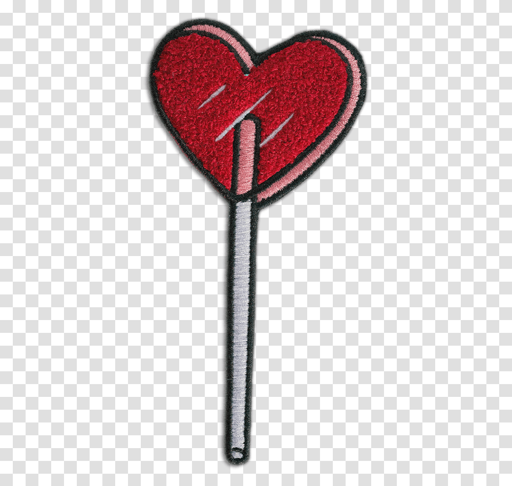 Lollipop Cute Love Heart Tumblr Aesthetic Red Heart Patch, Rug, Darts, Game, Food Transparent Png