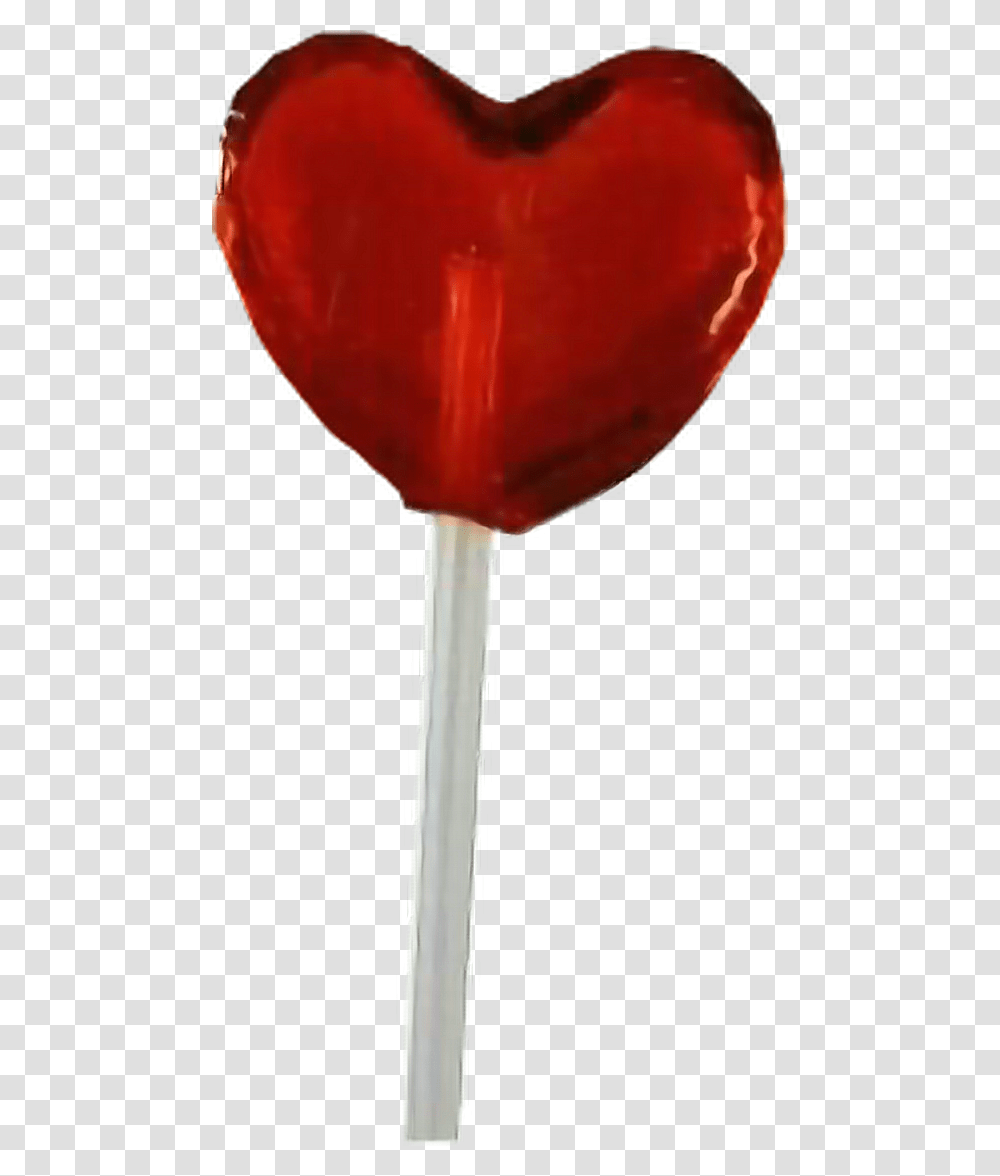 Lollipop Heart Candy Aesthetic Sticker Picsart, Food, Plant, Sweets, Flower Transparent Png