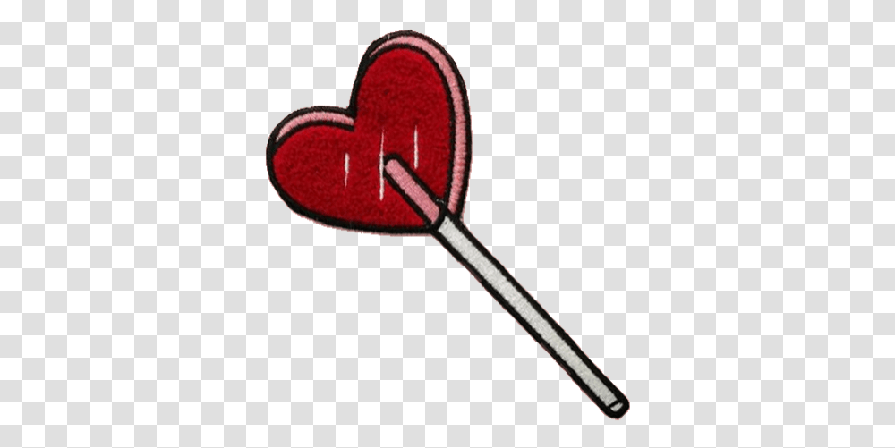 Lollipop Patch Heart Sucker Red Aesthetic Cute Heart, Darts, Game, Scissors, Blade Transparent Png