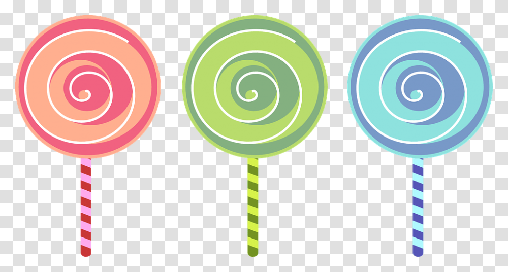 Lollipop Sweets Colorful Sugar Candy Lollipop Clip Art, Food, Rattle, Confectionery Transparent Png