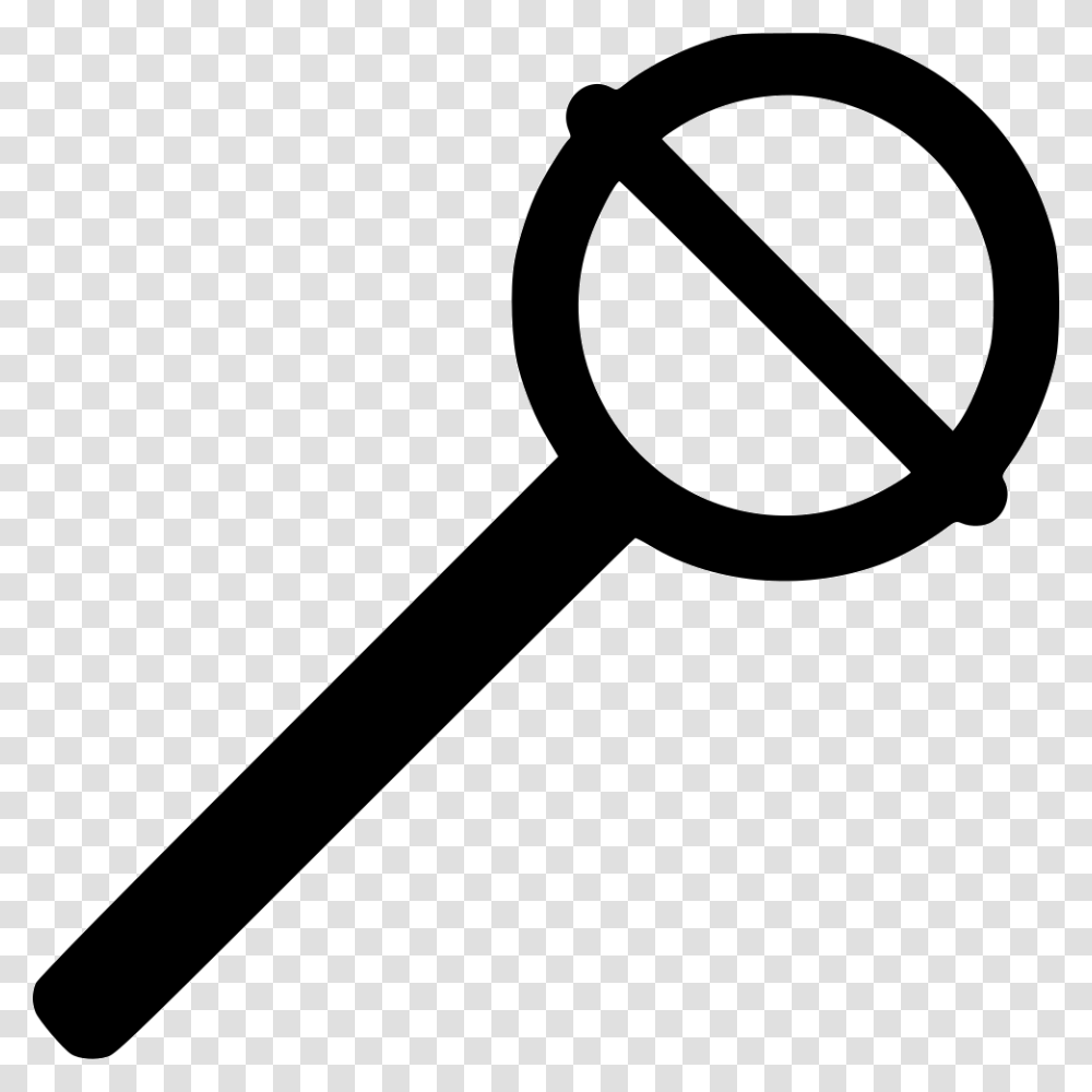 Lollipop Zoom Out Icon, Hammer, Tool, Magnifying Transparent Png