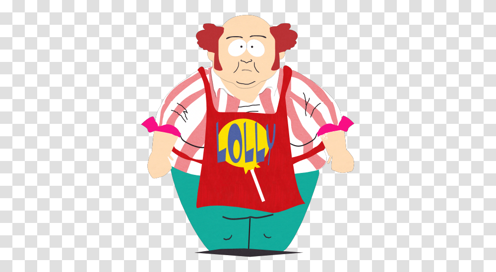 Lolly The Candy Man South Park Archives Fandom Powered, Person, Human, Bowl, Bib Transparent Png