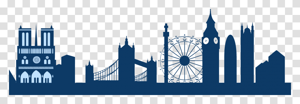 London, Amusement Park, Theme Park, Ferris Wheel, Building Transparent Png