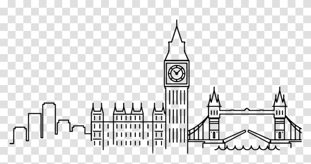 London, Architecture, Building, Tower, Clock Tower Transparent Png