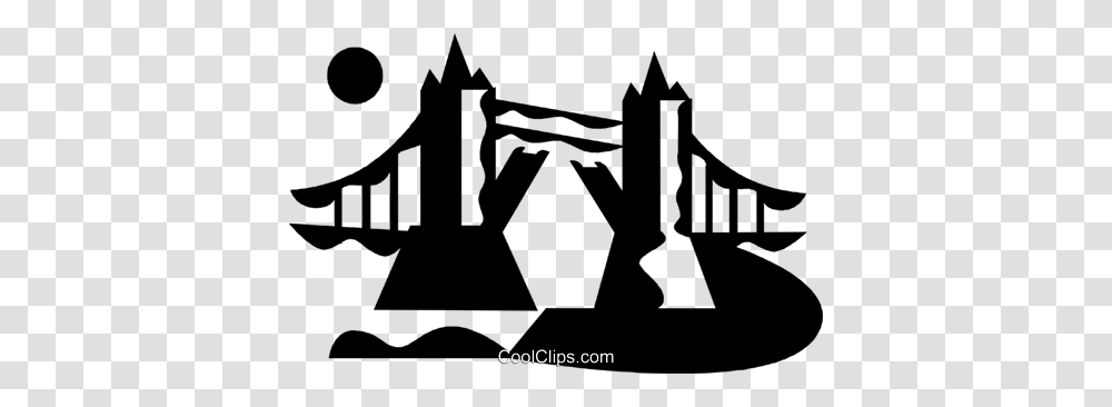 London Bridge Royalty Free Vector Clip Art Illustration, Cross, Poster, Emblem Transparent Png