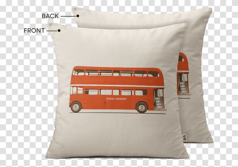 London Bus Clipart London Bus, Pillow, Cushion, Vehicle, Transportation Transparent Png