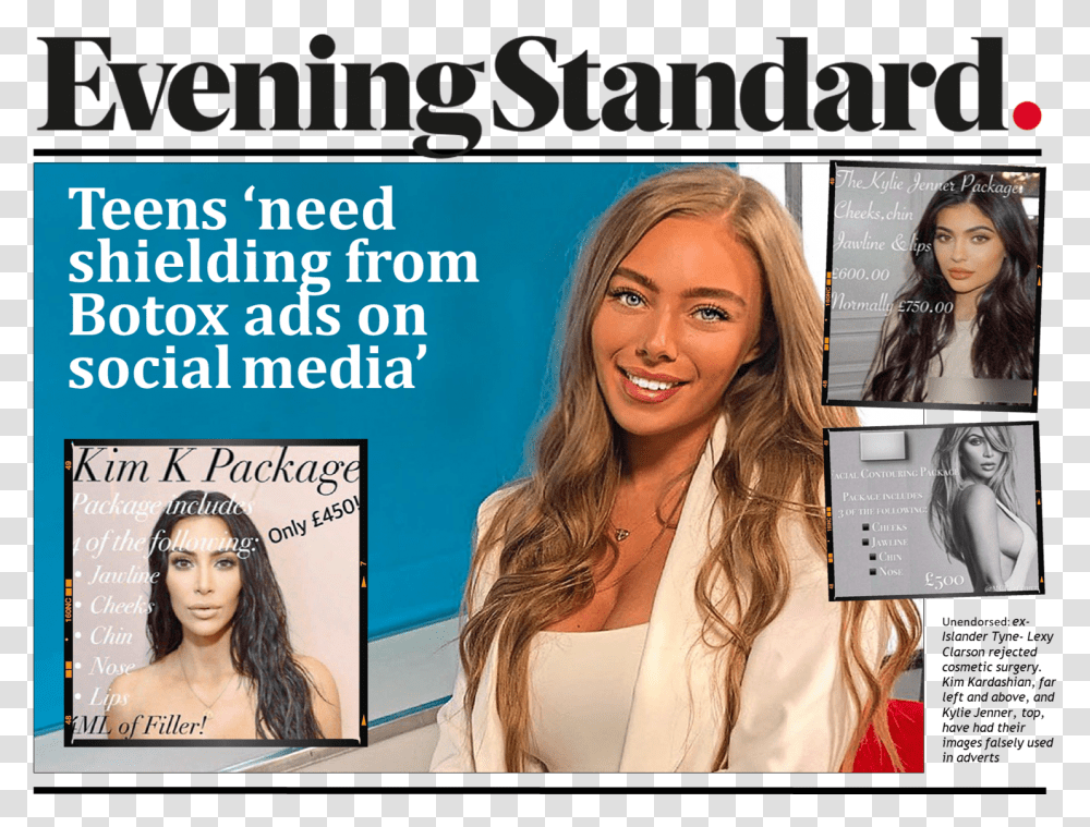London Evening Standard, Person, Blonde, Woman, Girl Transparent Png