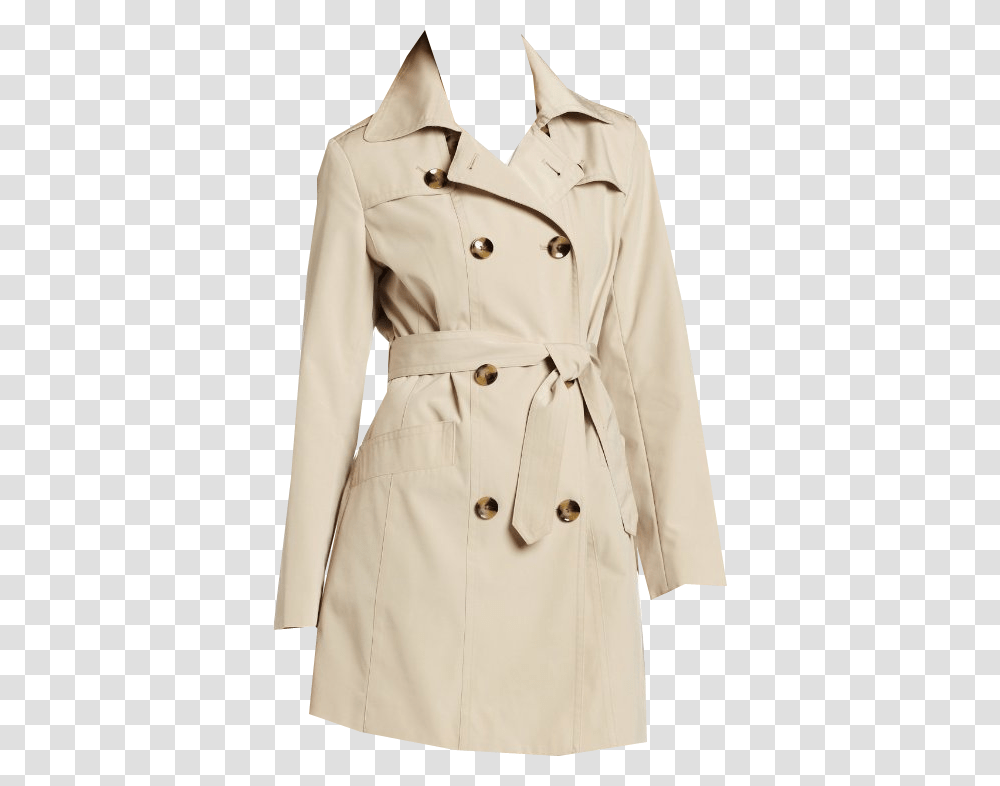 London Fog Women's Double Breasted Trench Coat, Apparel, Overcoat, Person Transparent Png