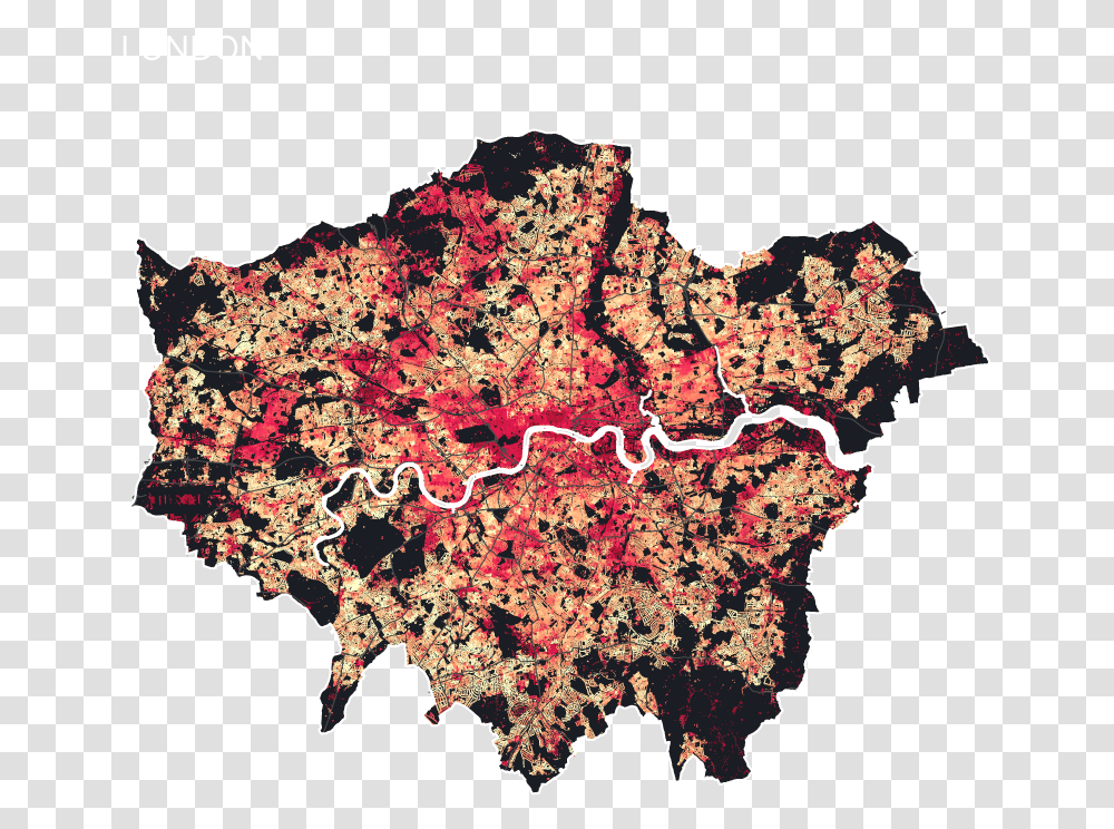 London Green Space Map, Diagram, Plot, Atlas, Blouse Transparent Png