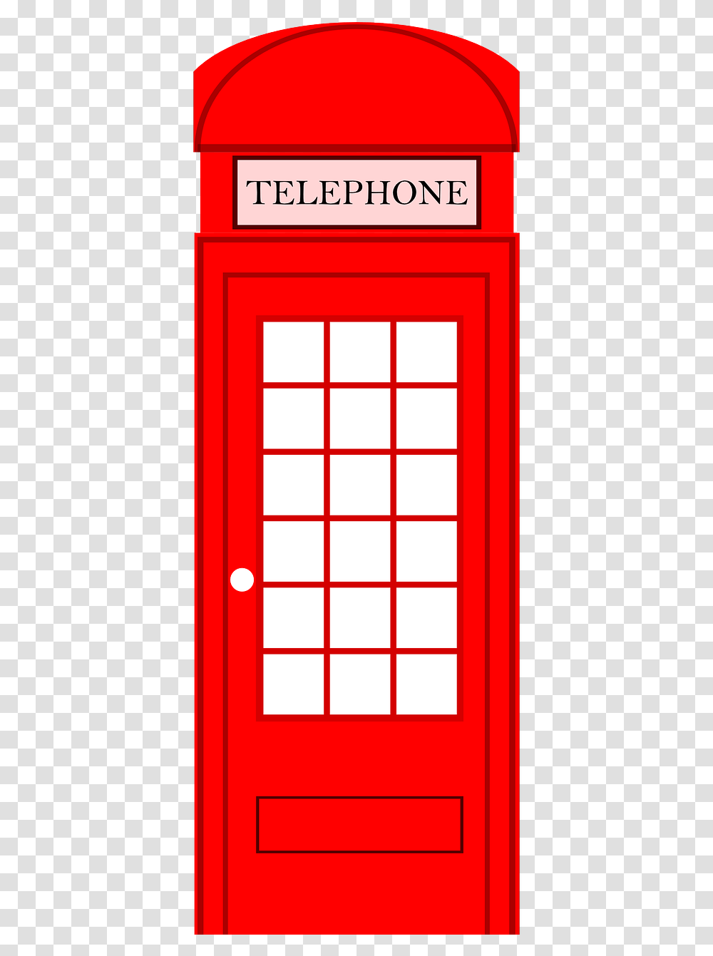London Phone Booth Cartoon, Mailbox, Letterbox Transparent Png