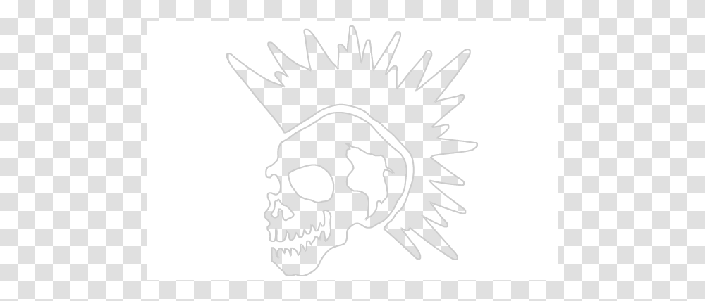 London Skull, Stencil, Face, Logo Transparent Png