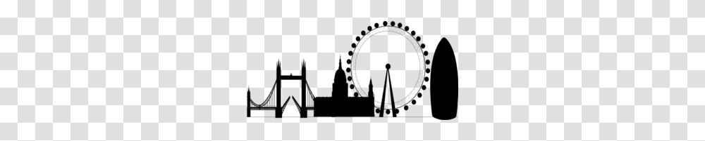 London Skyline Clipart Clip Art, Monitor, Screen, Electronics, Display Transparent Png