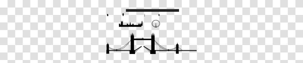 London Skyline London Eye Tower Bridge Clip Art, Minecraft Transparent Png