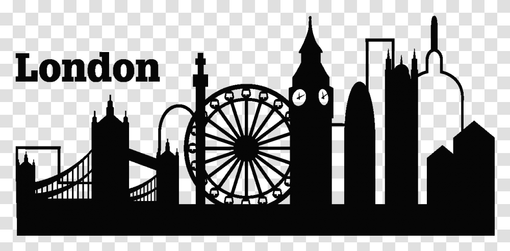 London Skyline Silhouette Free, Architecture, Building, Spire, Tower Transparent Png