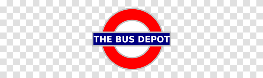 London Tube Sign Bus Depot Clip Art, Logo, Trademark Transparent Png