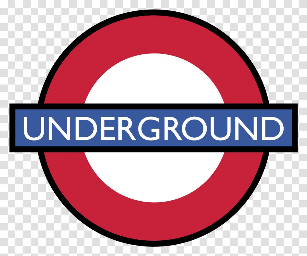 London Underground Logo Queen Vic Dc Logo, Symbol, Trademark, Label, Text Transparent Png